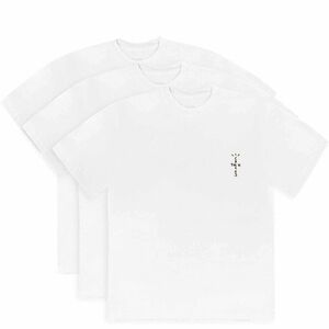 Travis Scott Cactus Jack White Tees  (3 Pack)  Size XL 100% Authentic!! NEW!!